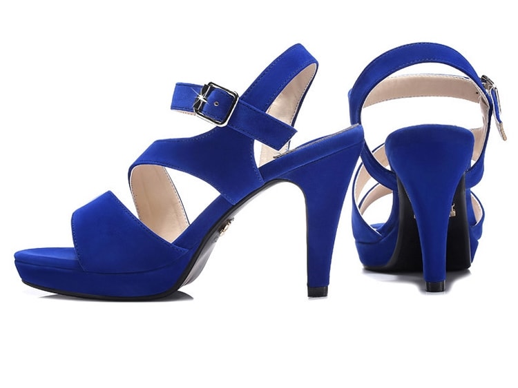 Blue High Heel Sandals GuciHeaven Original