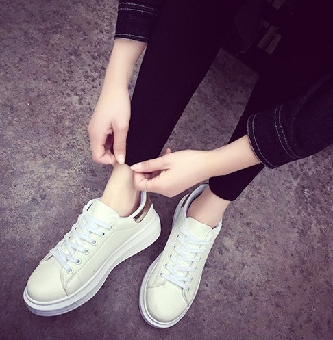 Platinum Thick Crust Sneakers Import