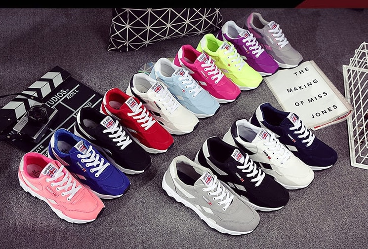 Rose Red Casual Sport Sneakers Import