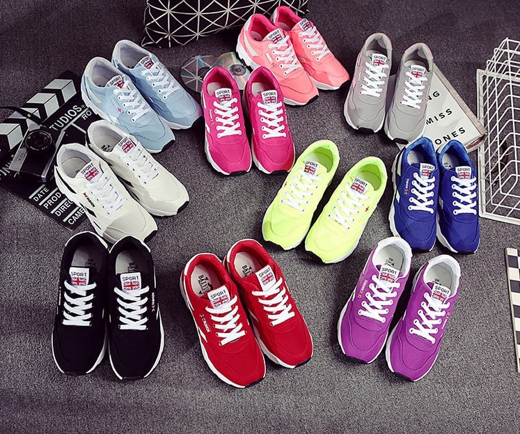 Rose Red Casual Sport Sneakers Import