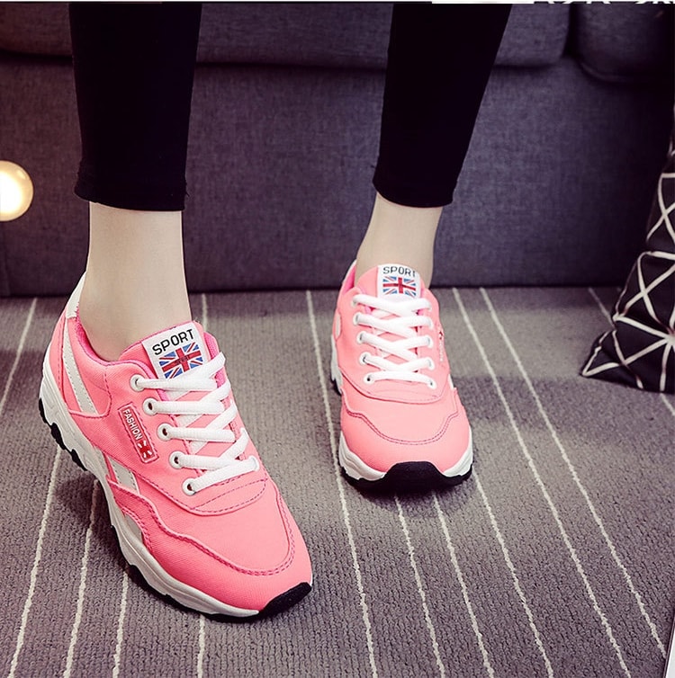 Pink Casual Sport Sneakers Import