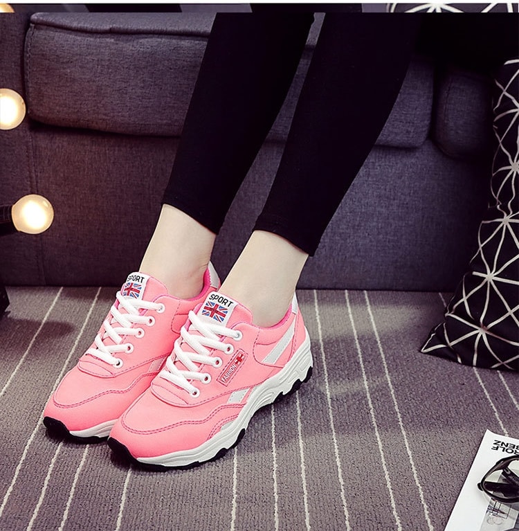 Pink Casual Sport Sneakers Import