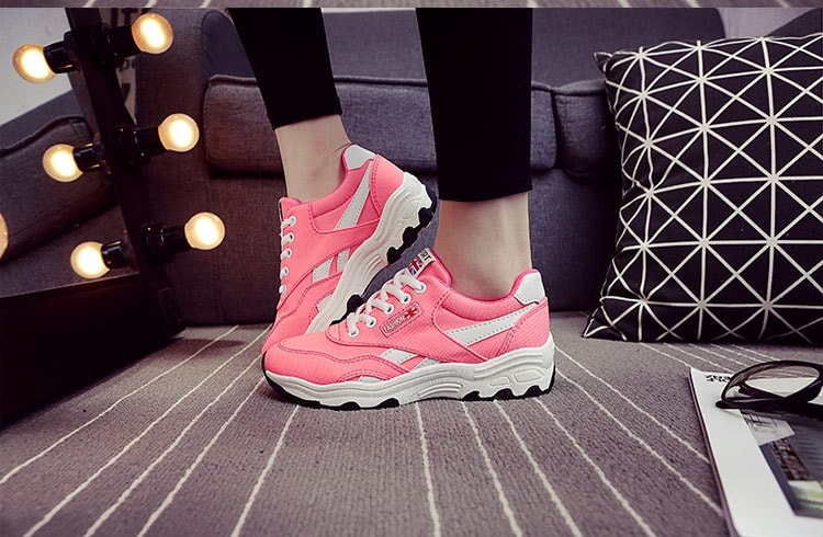 Pink Casual Sport Sneakers Import