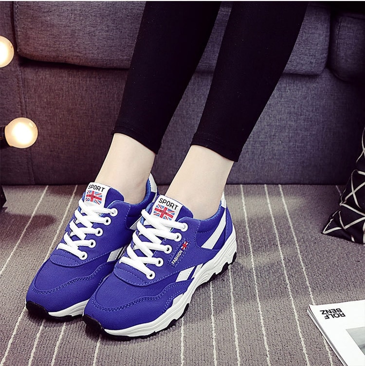 Blue Casual Sport Sneakers Import