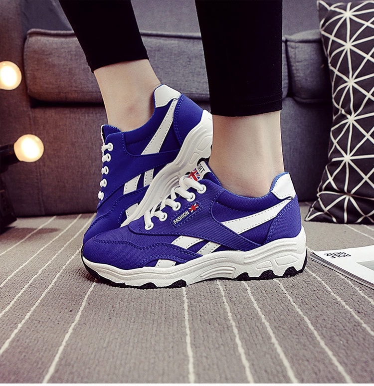 Blue Casual Sport Sneakers Import