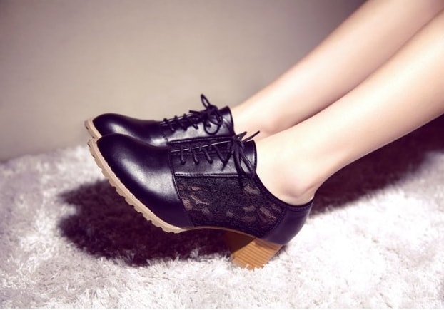 Black British Style Shoes Import