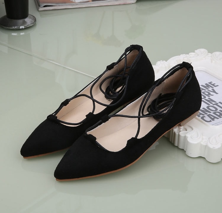 Black Roman Style Shoes Import