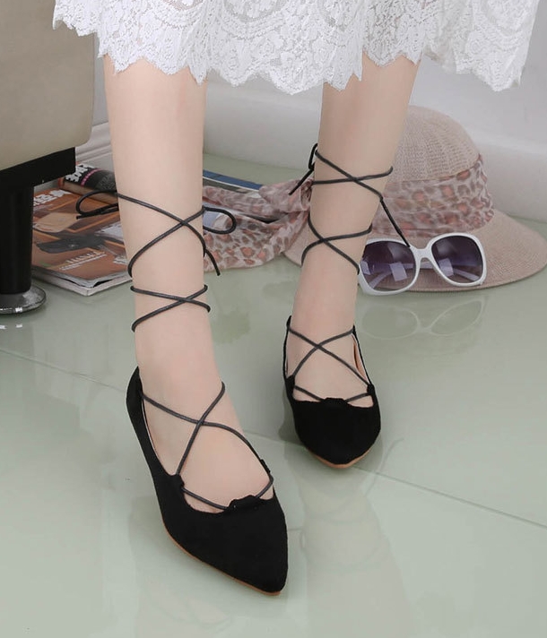 Black Roman Style Shoes Import