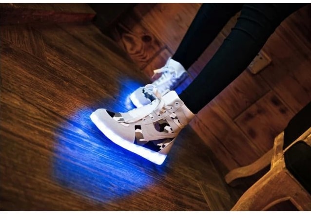 Gray Army Led Boots - Unisex Adult