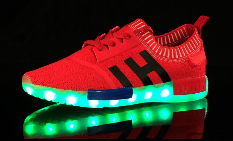 Red Casual LED Sport Shoes - Unisex Adult