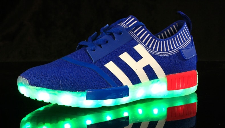 Blue Casual LED Sport Shoes - Unisex Adult