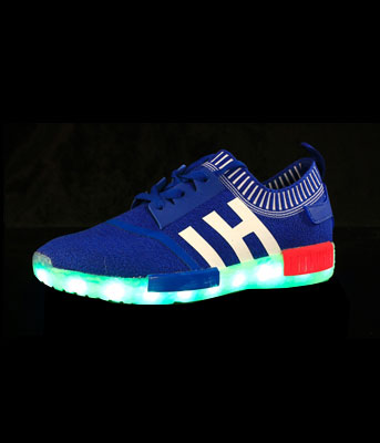 Blue Casual LED Sport Shoes - Unisex Adult