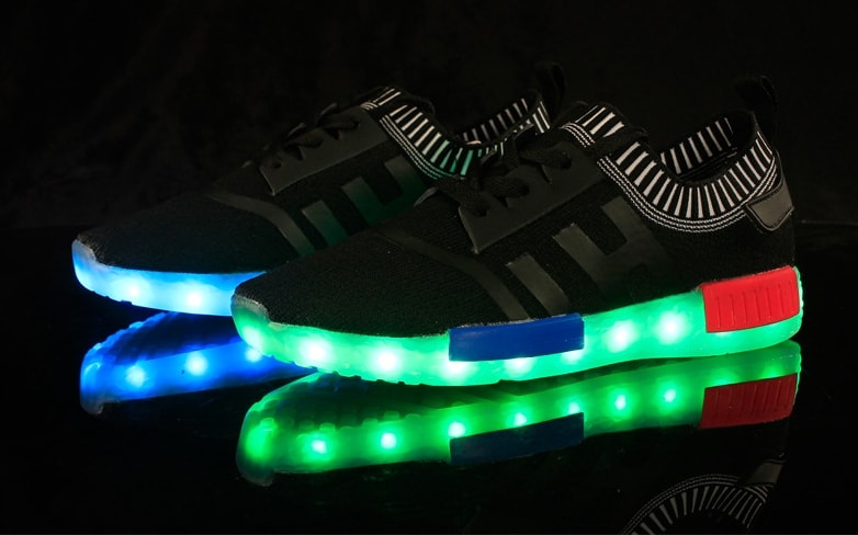 Black Casual LED Sport Shoes - Unisex Adult