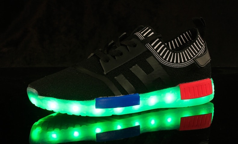 Black Casual LED Sport Shoes - Unisex Adult