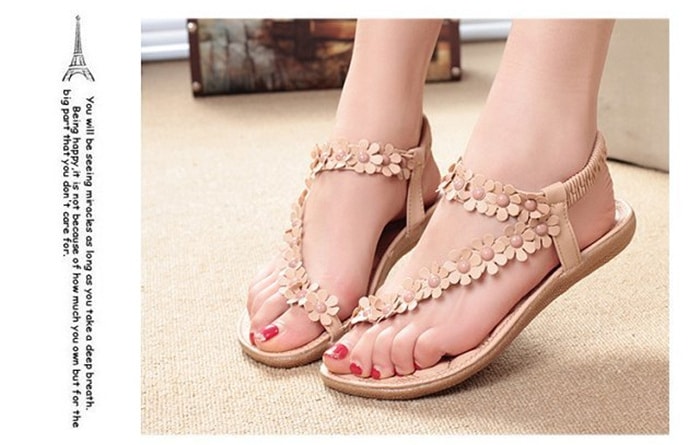 Beige Bohemian Sandal korea Import