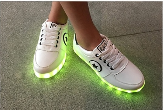 Green Star Casual LED Shoes - Unisex Adult