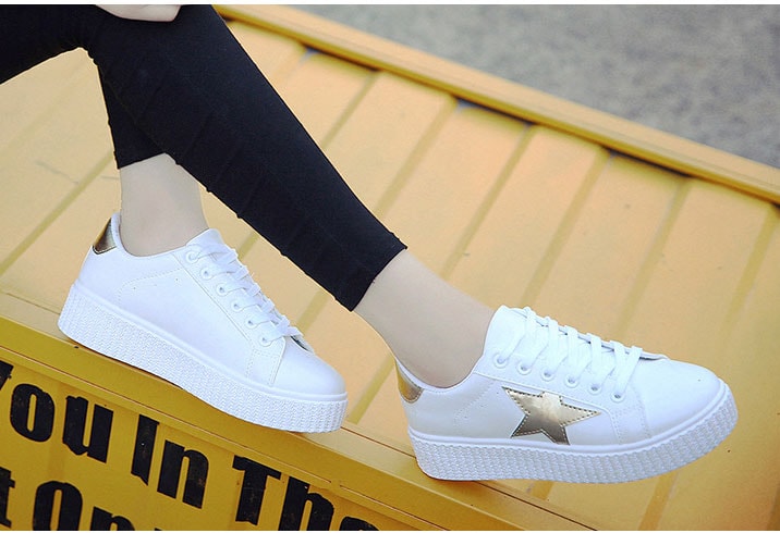 Gold Thick Crust Star Sneaker