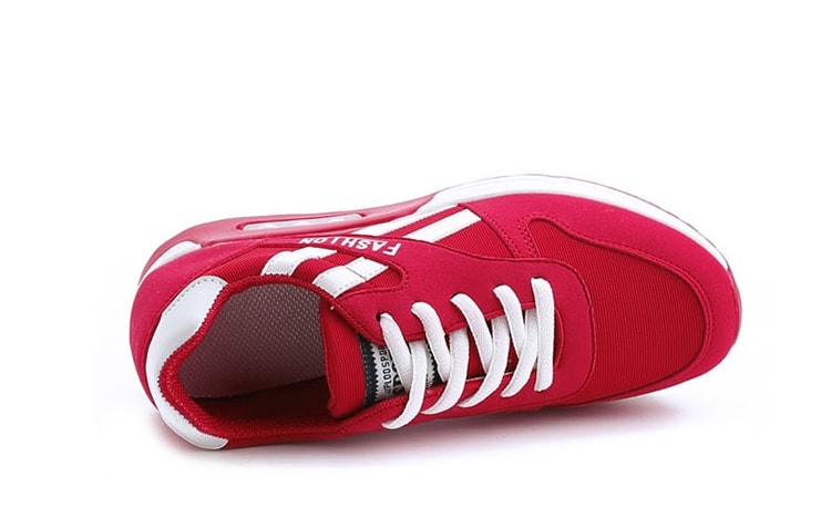 Red Casual Sport Sneakers Import