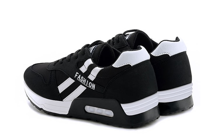 Black Casual Sport Sneakers Import