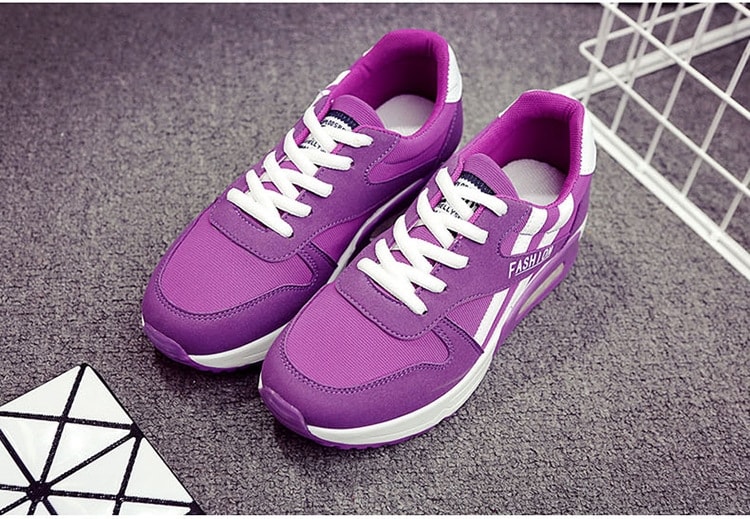 Purple Casual Sport Sneakers Import