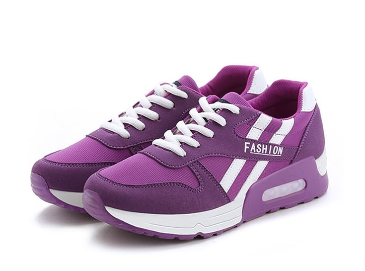 Purple Casual Sport Sneakers Import