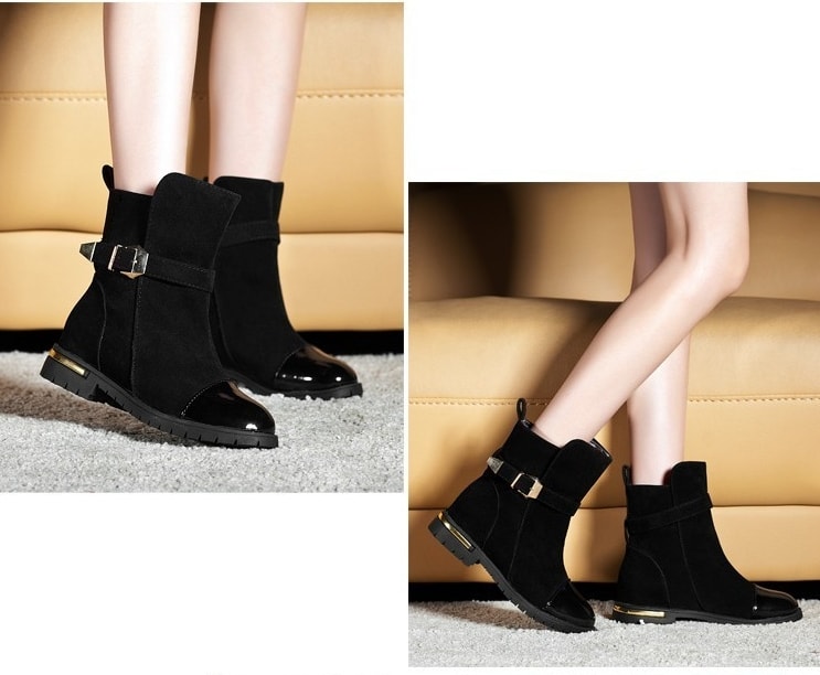 Black Korea Martin Boots Import