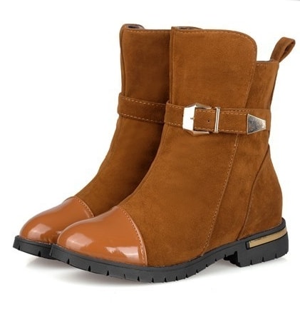 Brown Korea Martin Boots Import