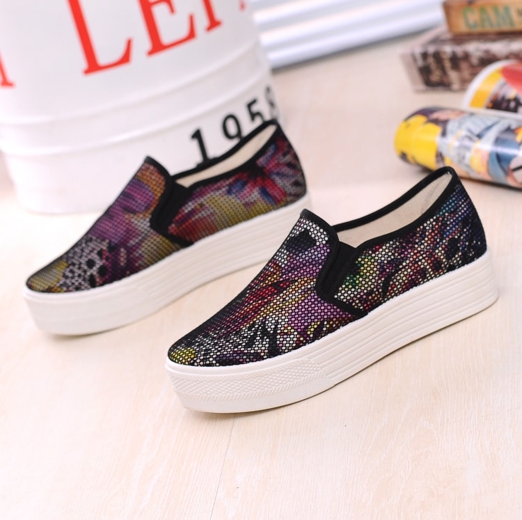 Black Thick Loafers Shoes Import