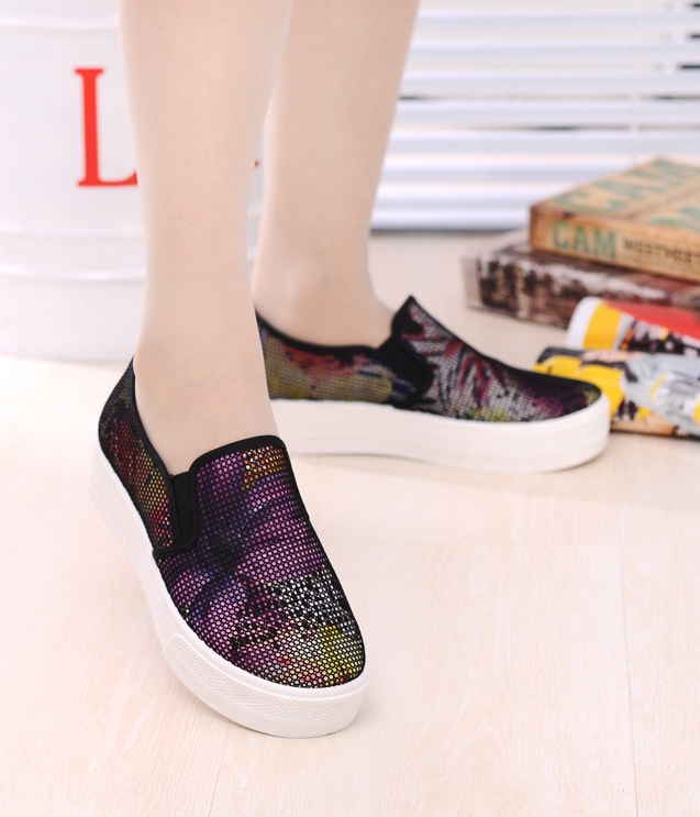 Black Thick Loafers Shoes Import