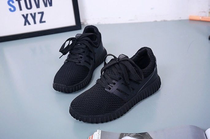 Black Casual Sport Shoes Import