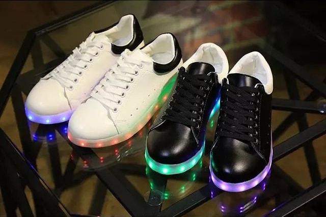 Black Casual LED Shoes Import - Female