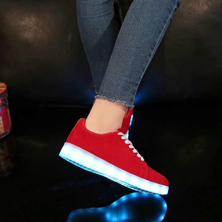 Red Casual LED Sport Shoes Import - Unisex Adult