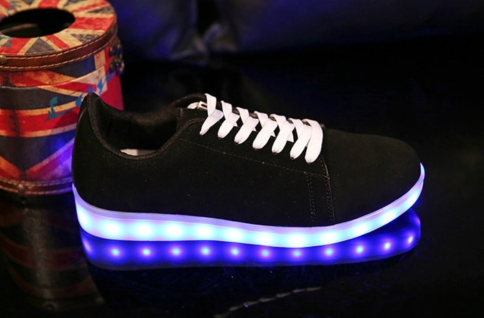 Black Casual LED Sport Shoes Import - Unisex Adult