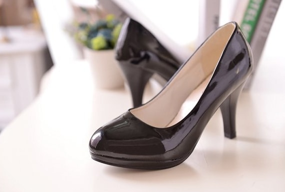 Black High Heel Party Shoes Import