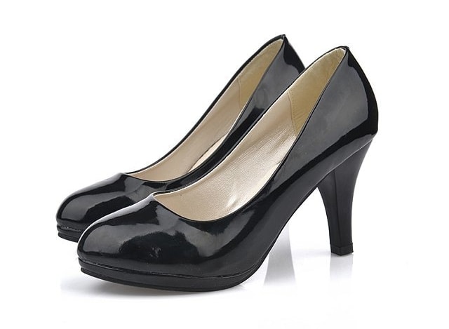 Black High Heel Party Shoes Import