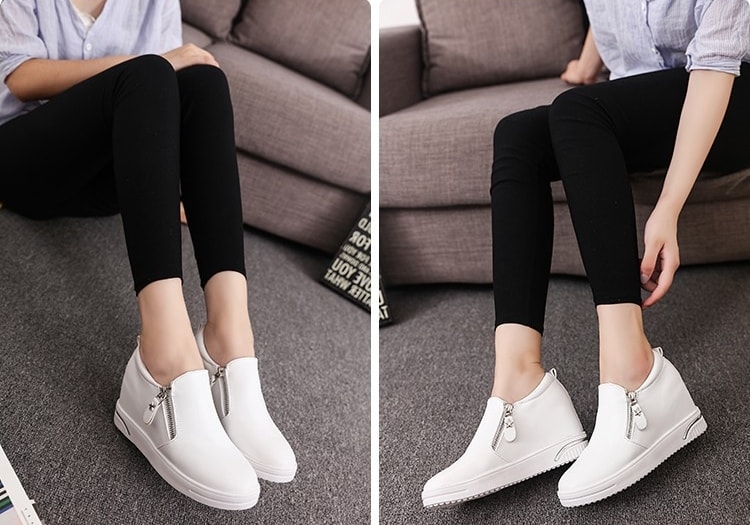 Black Loafers Casual Flat Shoes Import