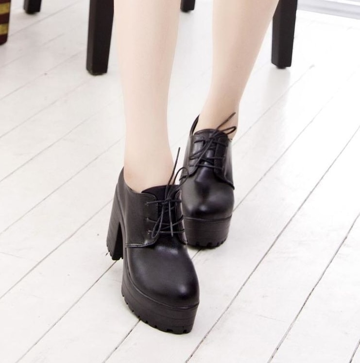 Black Bullock High Heel Shoes Import