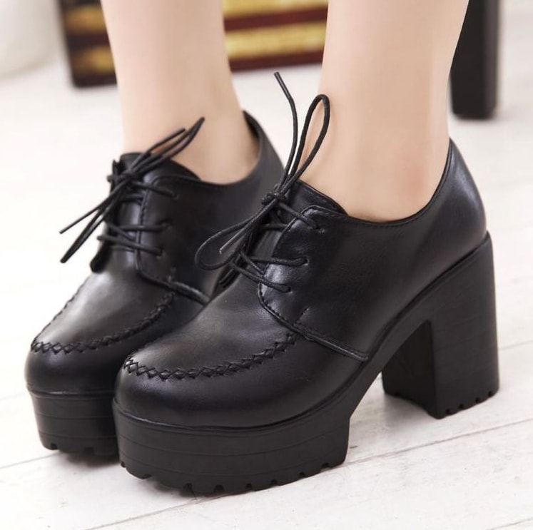 Black Bullock High Heel Shoes Import