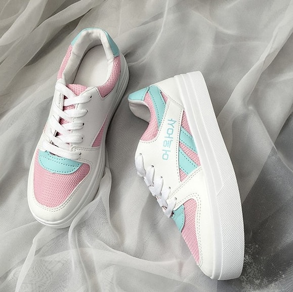 Pink Casual Thick Crust Sneaker Import