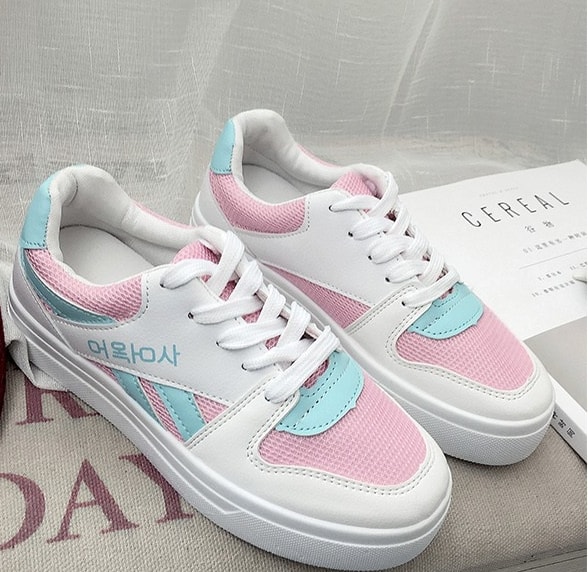 Pink Casual Thick Crust Sneaker Import