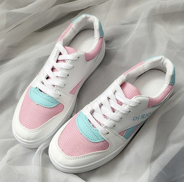 Pink Casual Thick Crust Sneaker Import