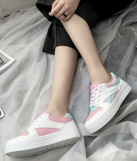 Pink Casual Thick Crust Sneaker Import