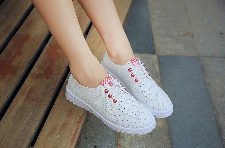 Red Casual Minimalist Shoes Import