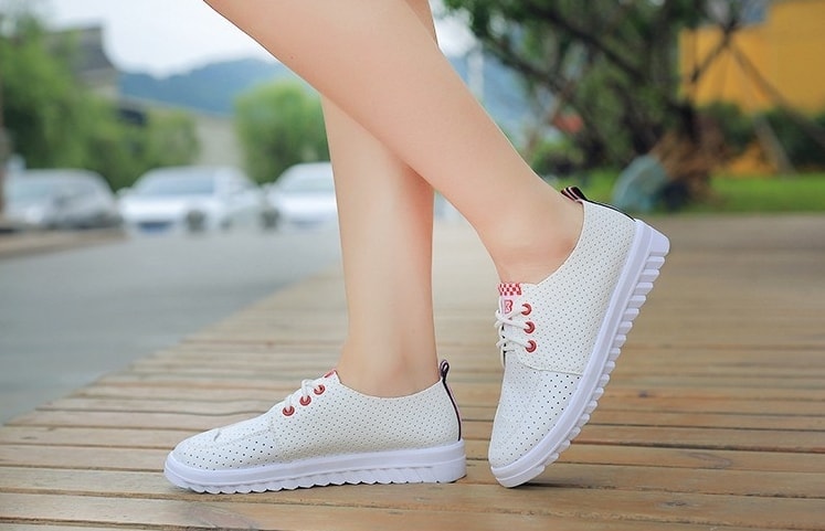 Red Casual Minimalist Shoes Import