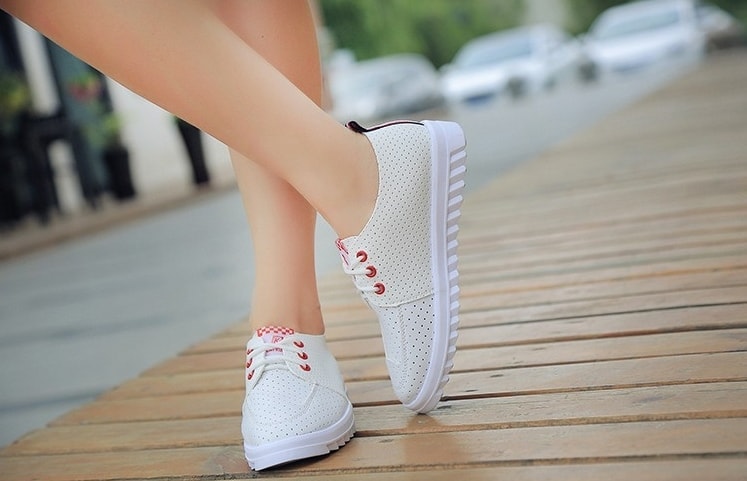 Red Casual Minimalist Shoes Import