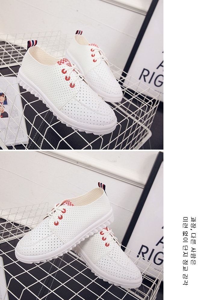 Red Casual Minimalist Shoes Import