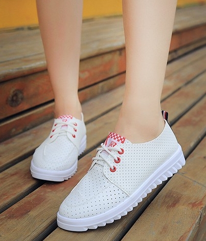 Red Casual Minimalist Shoes Import