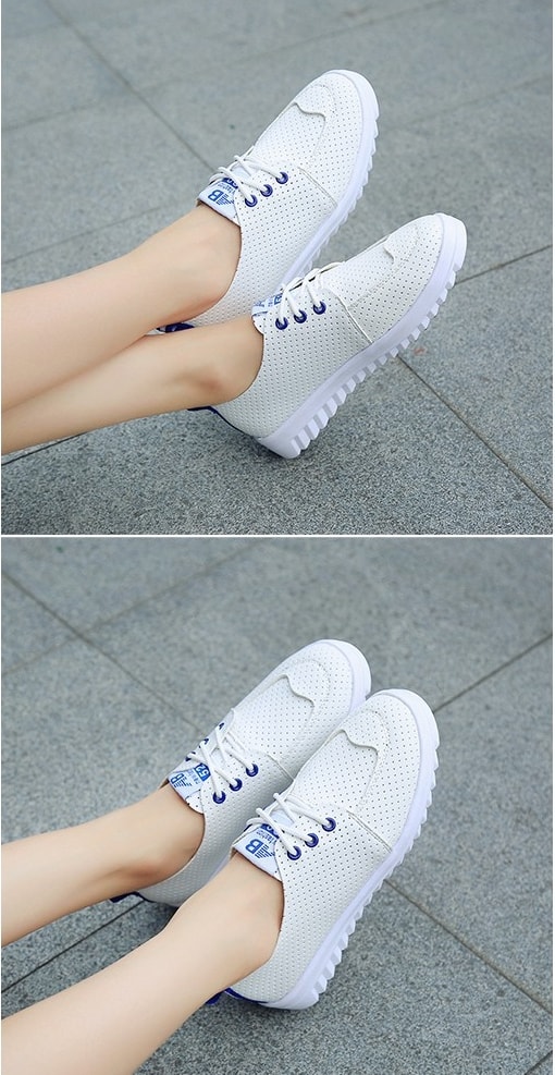 Blue Casual Minimalist Shoe Import