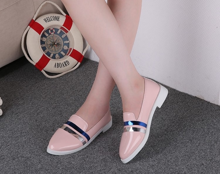 Pink Casual Flat Shoes Import