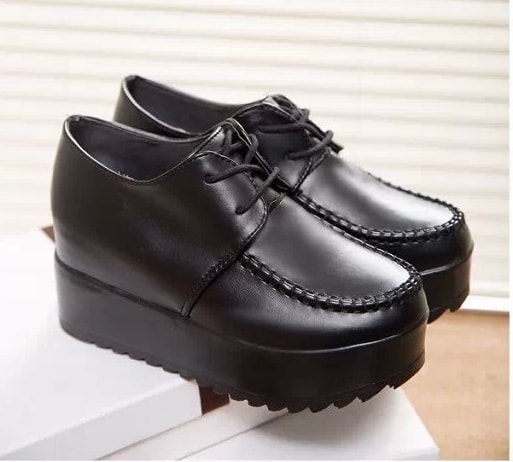 Black High Heel Casual Shoes Import